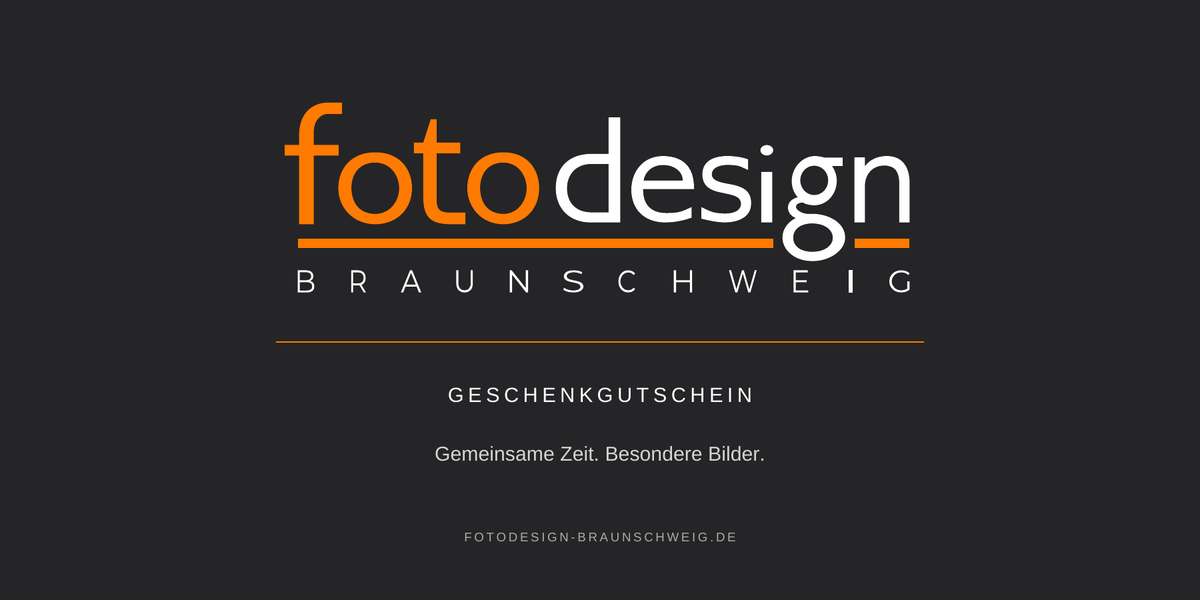 Geschenkgutschein fotodesign – Bewerbung Plus